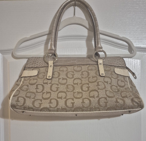 Guess Beige and Brown Women's Handbag - Picture 2 of 8